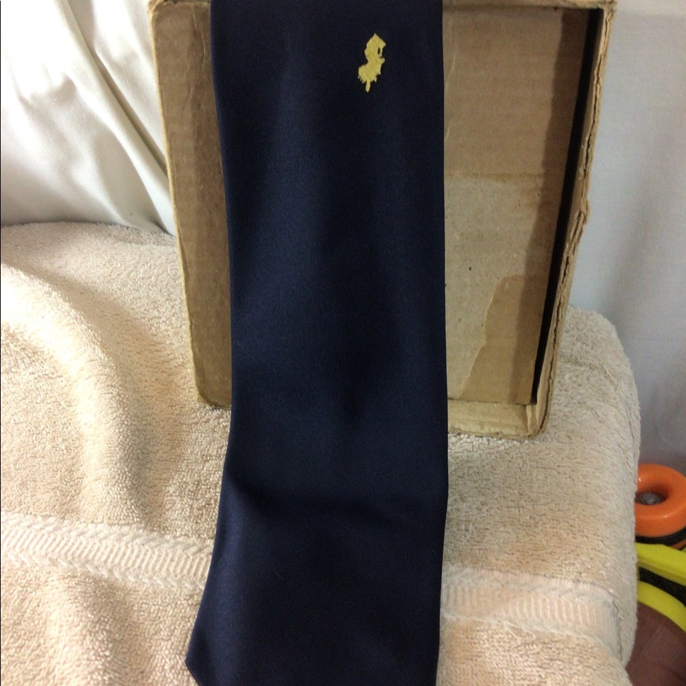 Mens SCHLESINGERS West NY Blue W/Gold Neck Tie